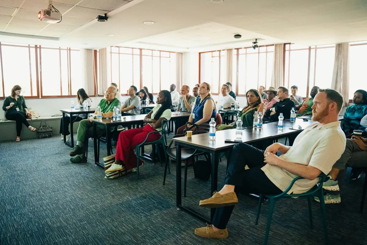 Emerging managers in a leadership development workshop