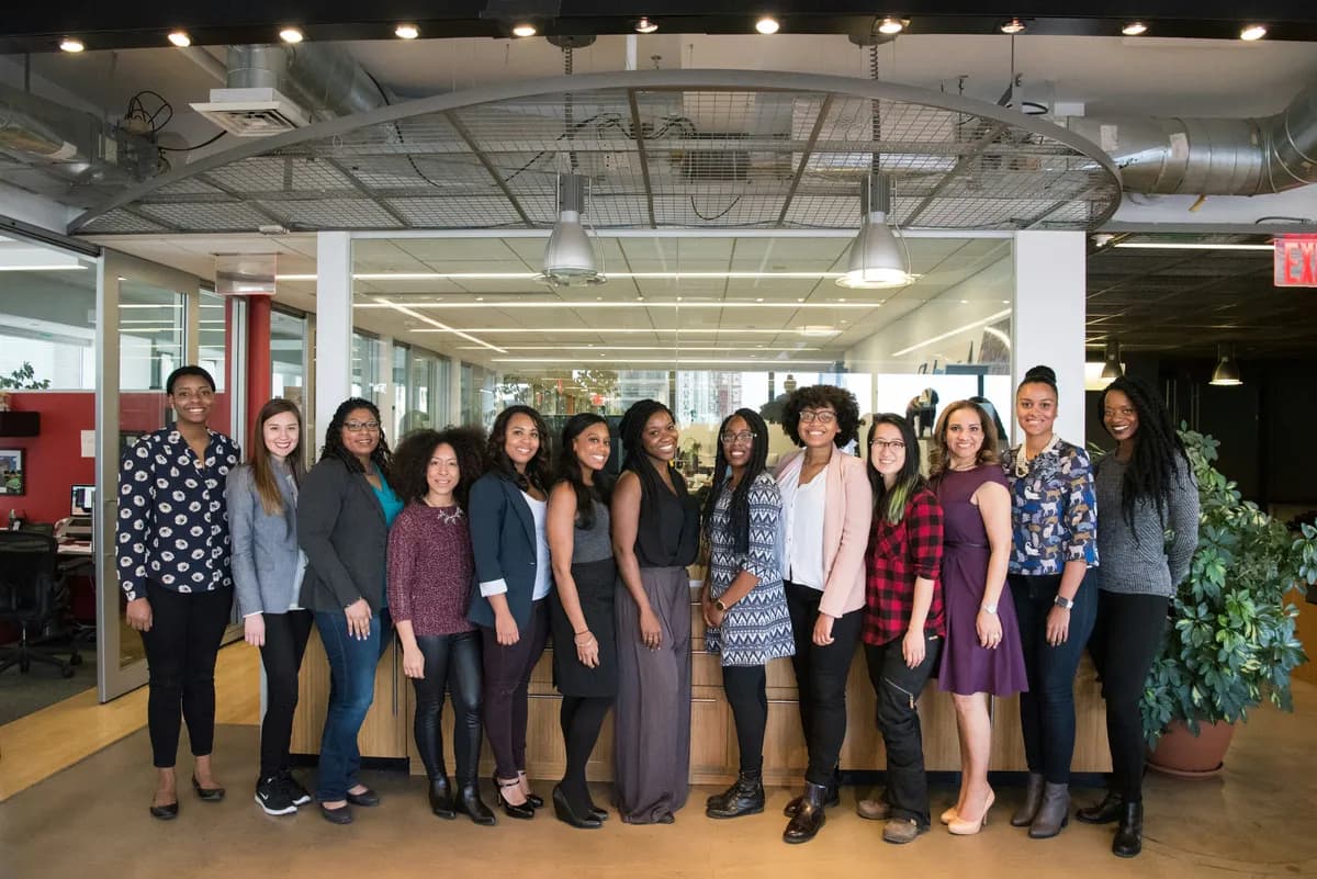 Women leaders in an executive development session